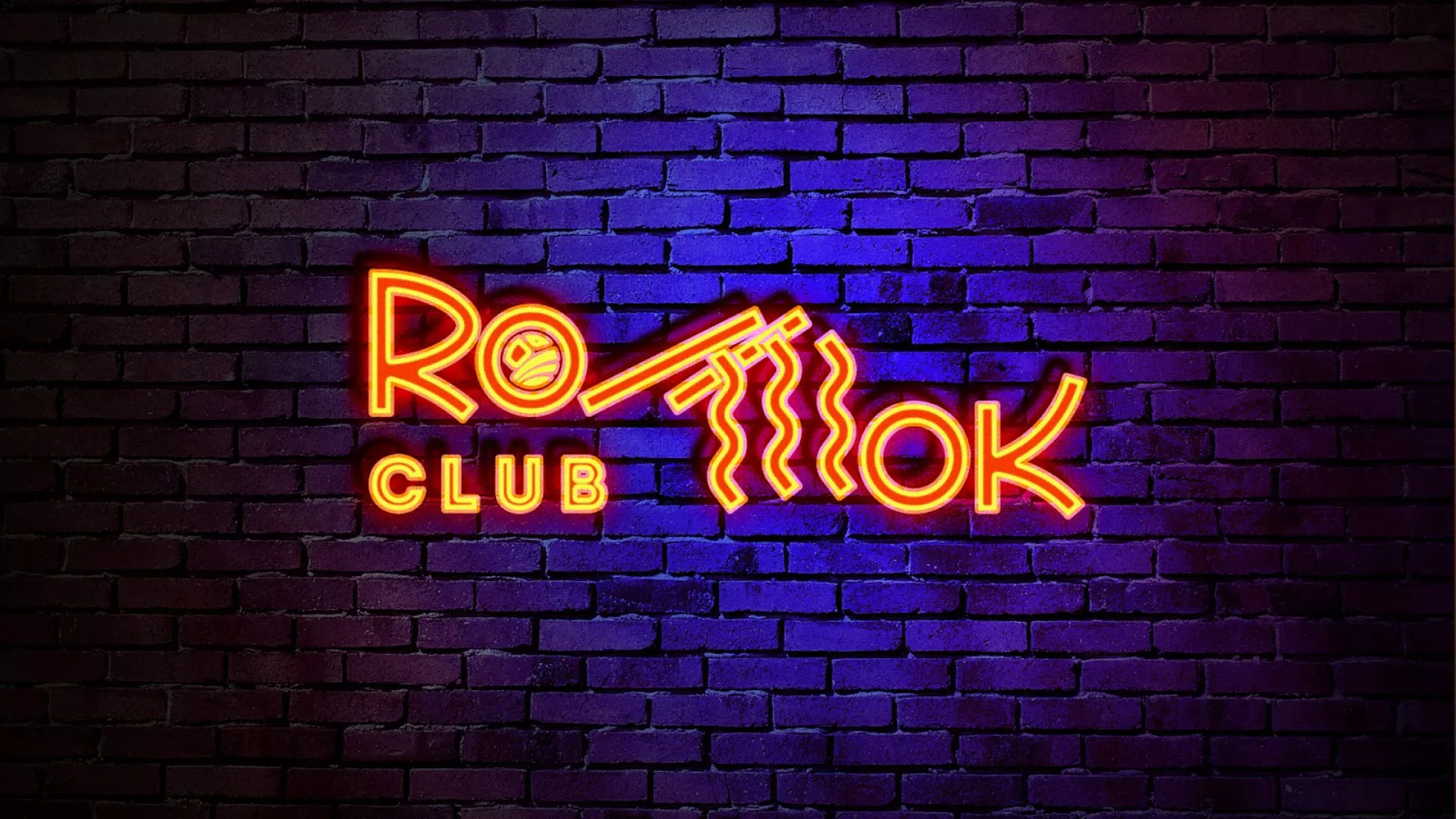 Разработка интерьерной вывески суши-бара «Roll Wok Club» в Туране